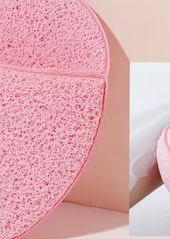 Pembe Yüz Temizleme Seti ve Saç Bandı - Görsel 3