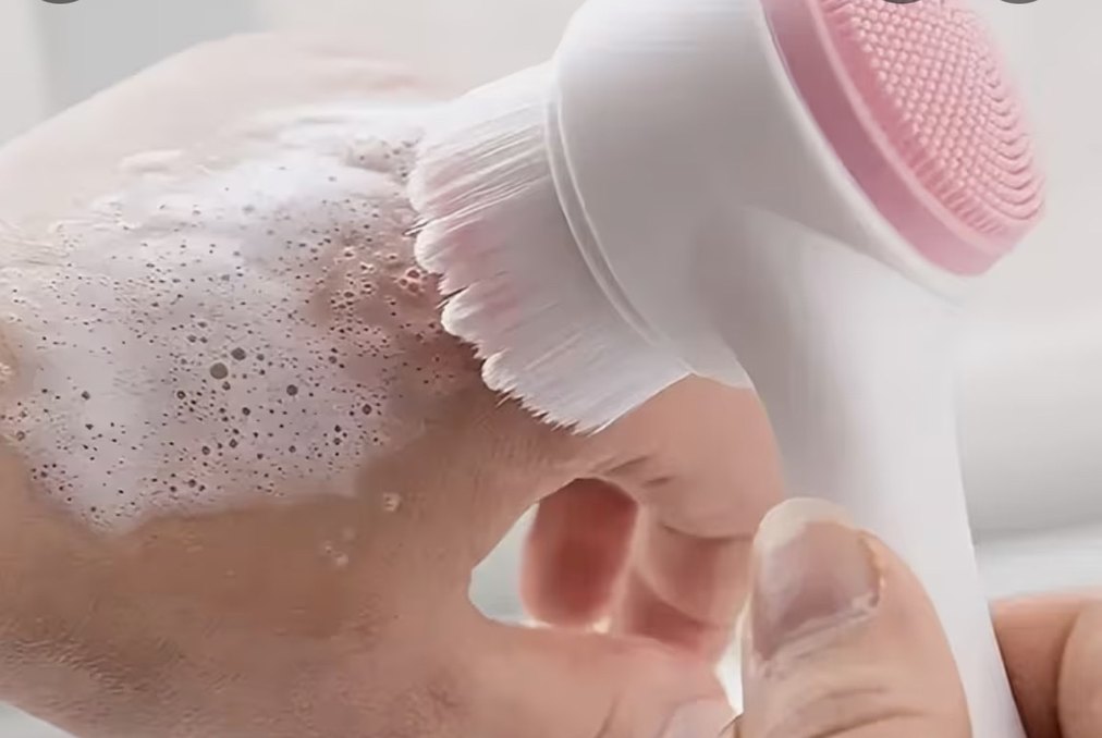 Pembe Yüz Temizleme Seti ve Saç Bandı - Görsel 2