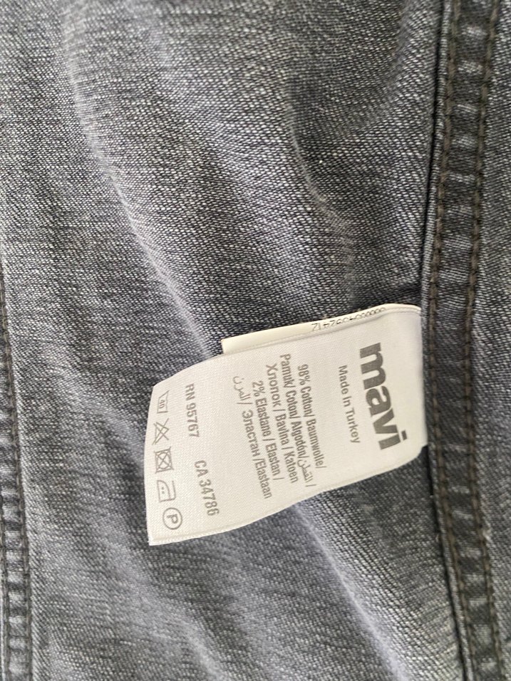 Mavi jeans kot ceket — görsel 3/3