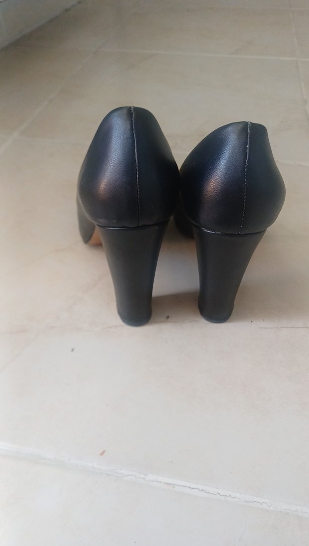 Siyah Rugan Tokalı Stiletto - Görsel 3