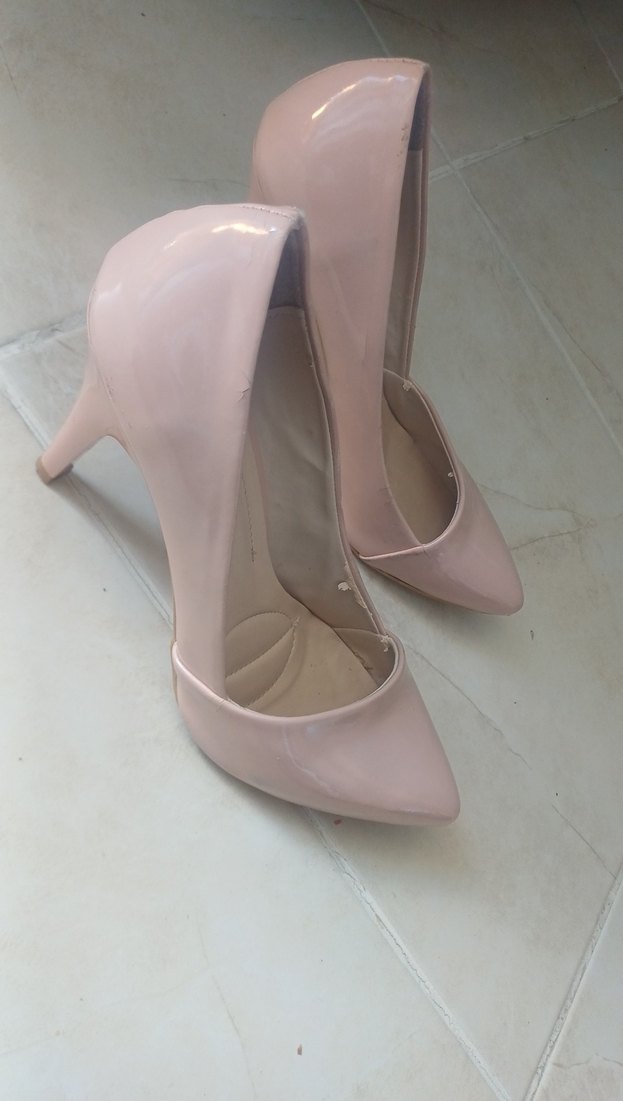 Pembe Minimalist Stiletto Topuklu Kadın Ayakkabı - Görsel 5