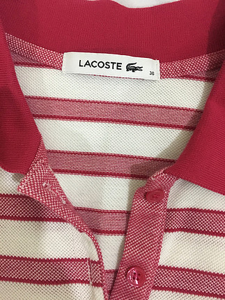 s Beden pembe Renk Lacoste Elbise