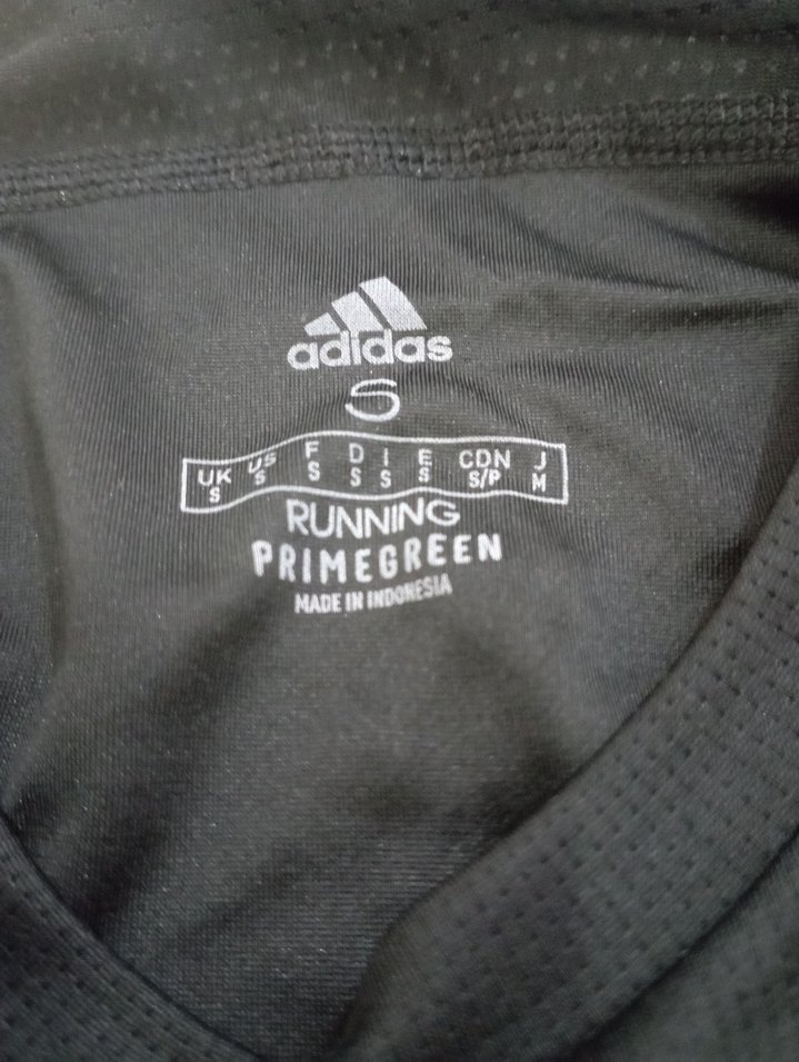 Orijinal Adidas Siyah Spor Tişört — görsel 3/5