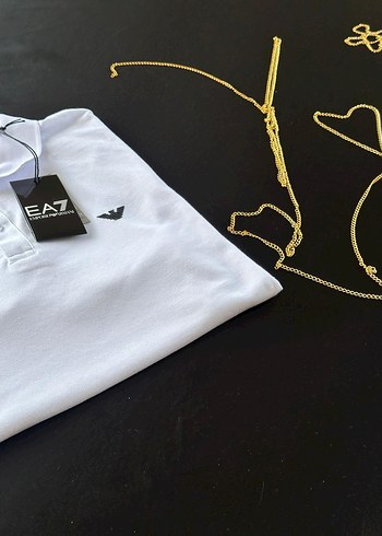 Armani Ea7 Emporio Armani Beyaz Polo Tisort