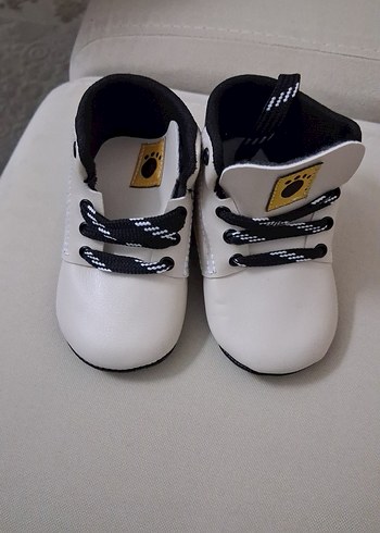 Beyaz Erkek Bebek İlk Adım Ayakkabısı - Görsel 2