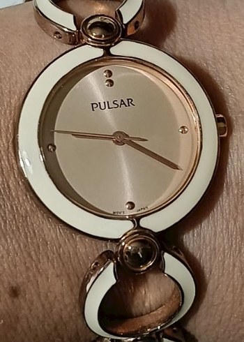 Pulsar Rose Gold Beyaz Zarif Saat