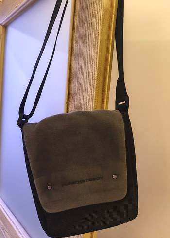 Porsche Design Sehir Stiline Uygun Siyah Omuz Cantasi