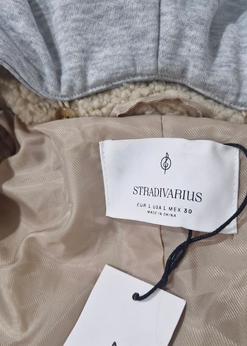 stradivarius pelus uzun mont - Görsel 4