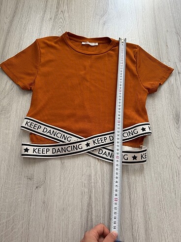 l Beden Mini üst şık crop