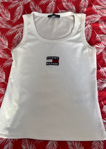 Tommy Hilfiger Beyaz Fitilli Atlet