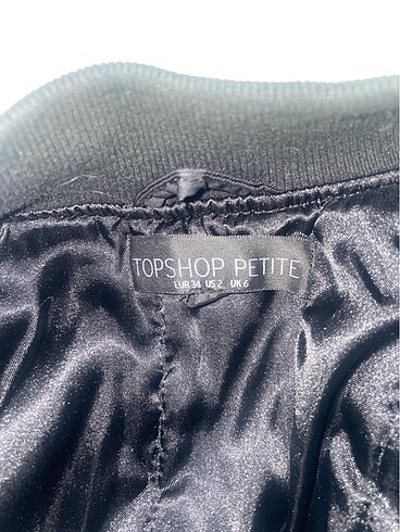 34 Beden siyah Renk Topshop bomber ceket