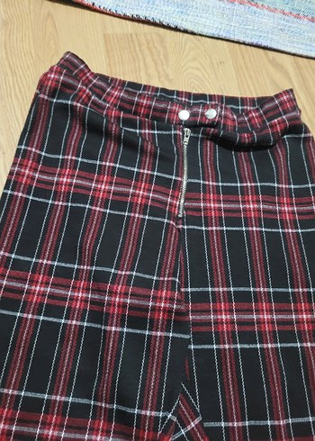 Ekose Grunge Pantolon - Görsel 2