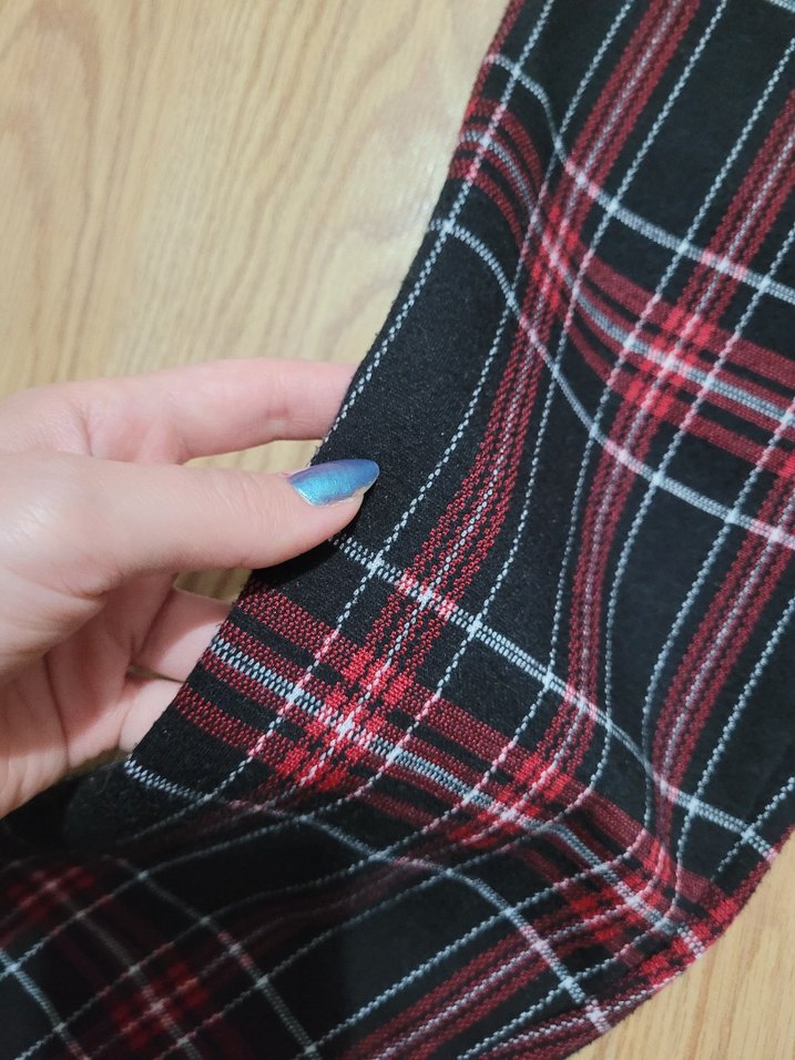 Ekose Grunge Pantolon - Görsel 3