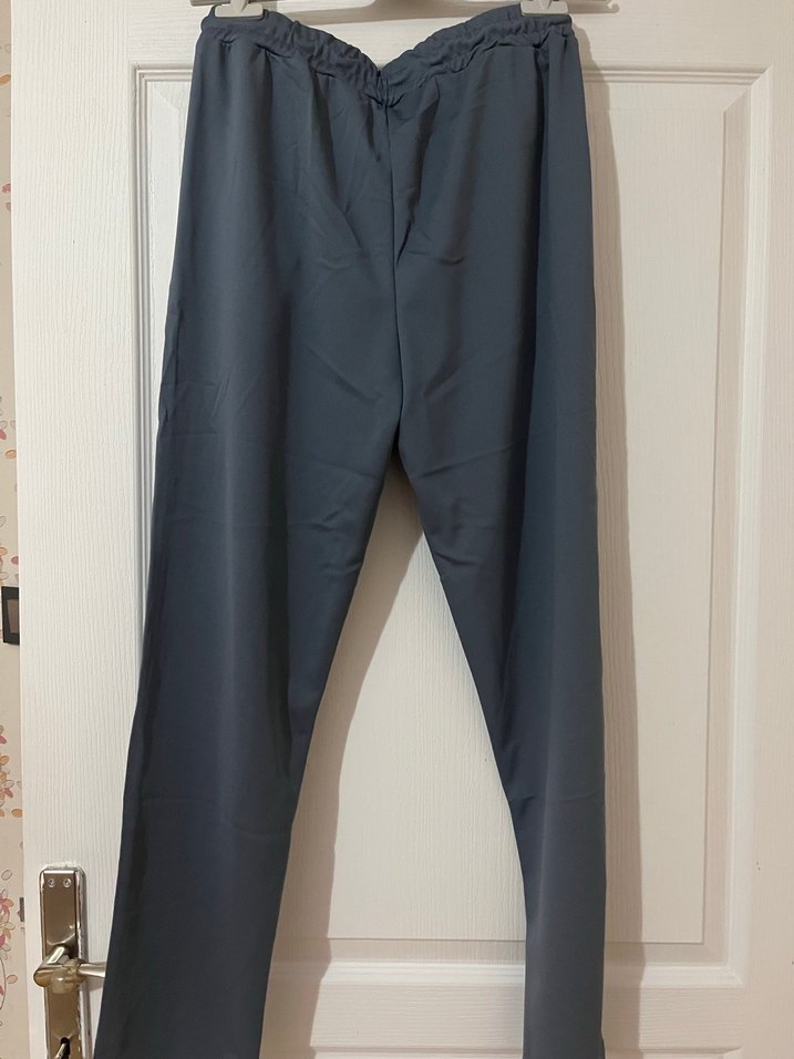 Gri Kadın Rahat Kesim Eşofman Altı - Görsel 4