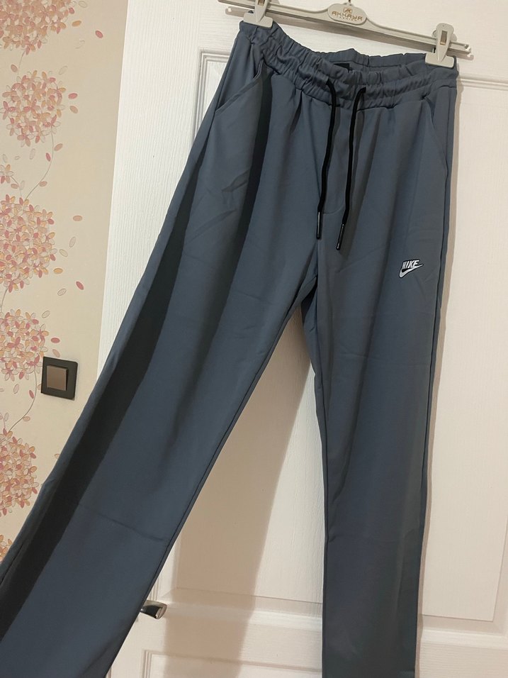 Gri Kadın Rahat Kesim Eşofman Altı - Görsel 3