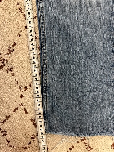 38 Beden mavi Renk Zara jean Denim kot pantolon