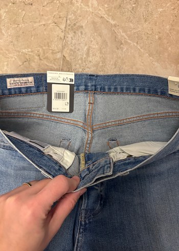 Levis 501 jean pantolon. 32 iç boydur. - Görsel 2