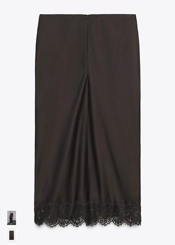 Zara saten etek - Görsel 5