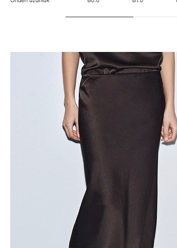 Zara saten etek - Görsel 7