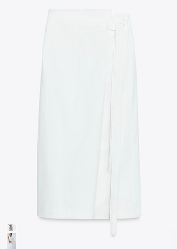 Zara beyaz etek - Görsel 4