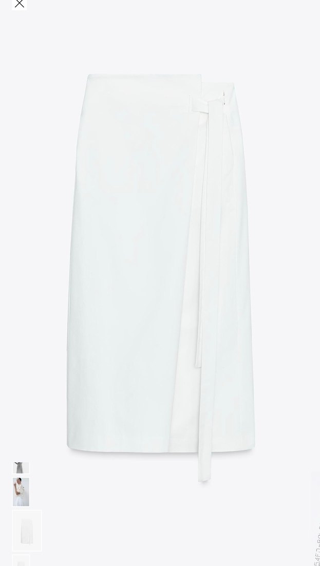 Zara beyaz etek - Görsel 4