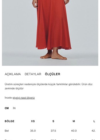 Zara volanlı uzun kırmızı etek - Görsel 6