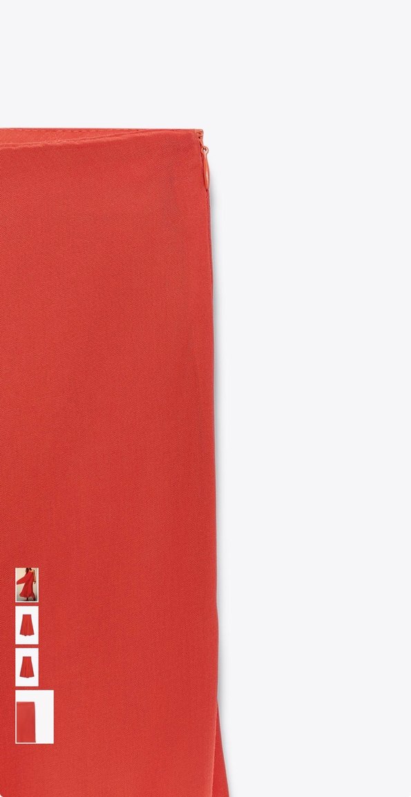 Zara volanlı uzun kırmızı etek - Görsel 4