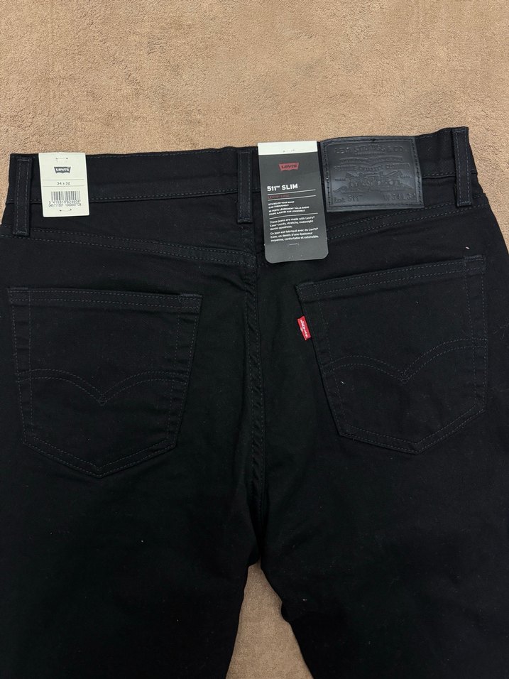 Levi's 511 Slim Siyah Erkek Kot Pantolon - Görsel 4
