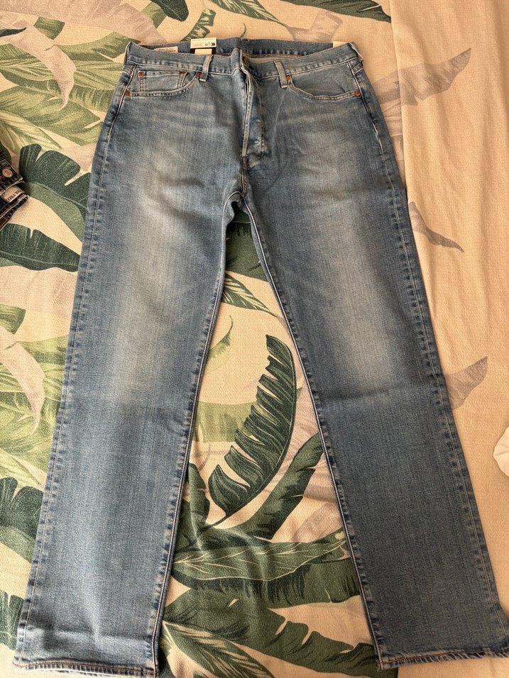 Levi's 501 Original Açık Mavi Denim Jean — görsel 2/4