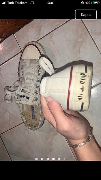 Converse Beyaz Converse 37 Numara