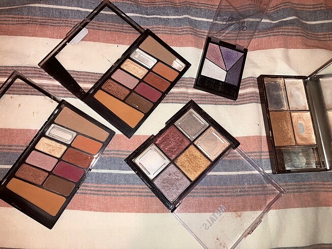 NYX nyx, maybelline newyork, wet n wild far paleti & highlighter pal