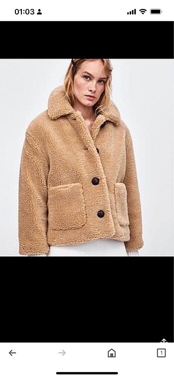 Zara Teddy Mont