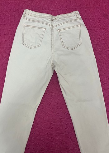 38 Beden Kadın Pamuklu mom Fit Jean