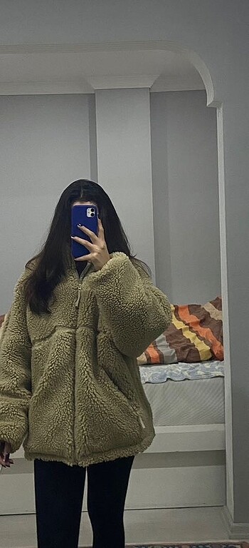 Bershka Bershka Suni Yünlü Ceket