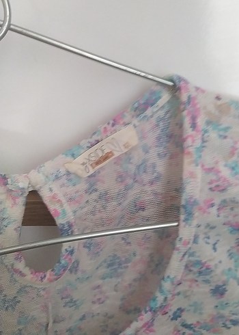 xxl Beden beyaz Renk Dantel Detaylı Kısa Kollu Bohem Bluz