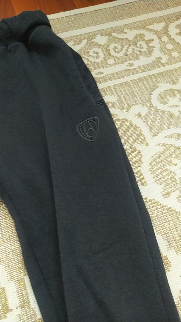 Bağcıklı Siyah Eşofmanı - Görsel 4