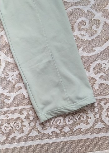 Kadın Yeşil Pamuklu Rahat Kesim Eşofman - Görsel 2