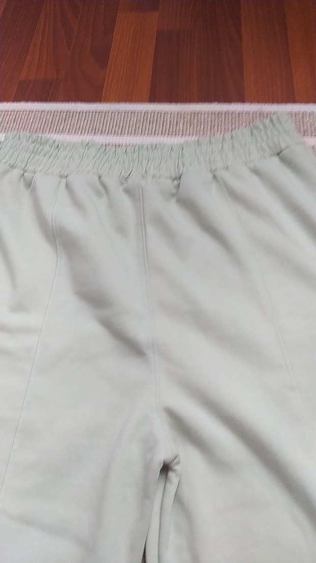 Kadın Yeşil Pamuklu Rahat Kesim Eşofman - Görsel 3