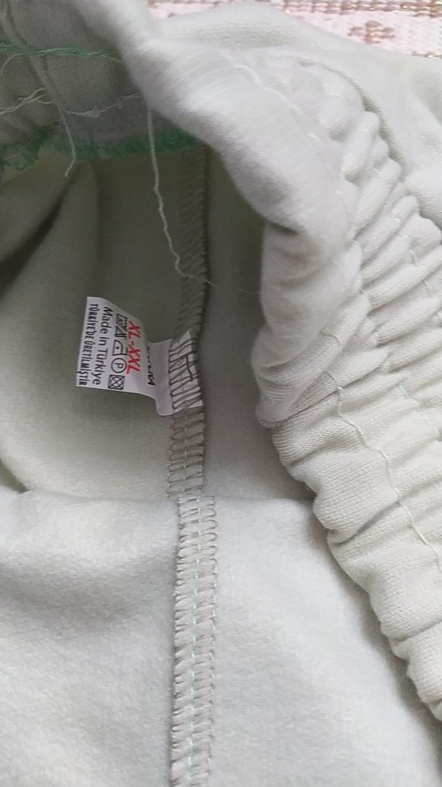 Kadın Yeşil Pamuklu Rahat Kesim Eşofman - Görsel 4