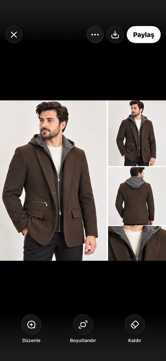 Kigili Slim Fit Erkek kaban — görsel 4/4