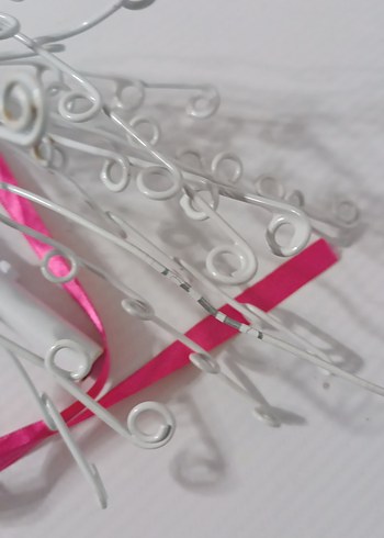 Pembe Katlanır Dekoratif Yelpaze Kurabiye Ağacı #doğum günü - Görsel 2