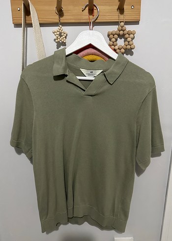 Erkek Kısa Kollu Polo Tişört H&M marka