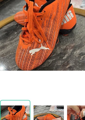 Puma Turuncu Futbol Ayakkabisi