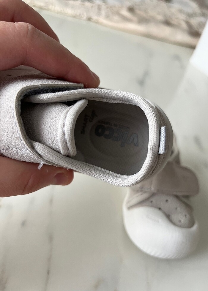 Vicco gri bebek ilk adım ayakkabısı - Görsel 5