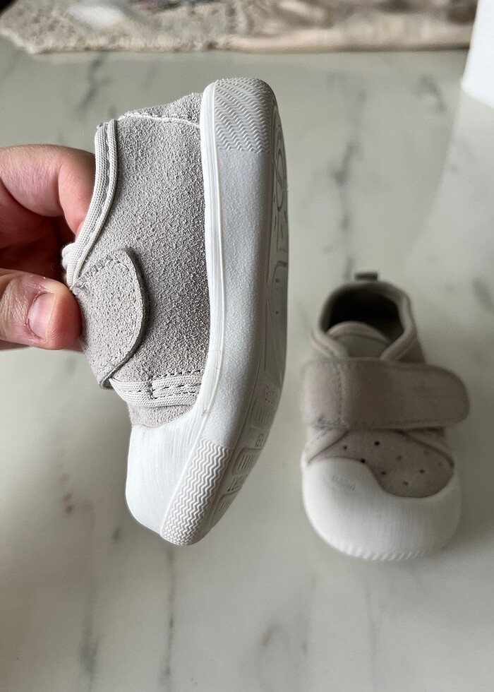 Vicco gri bebek ilk adım ayakkabısı - Görsel 3