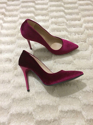 38 Beden Bordo stiletto 38 numara