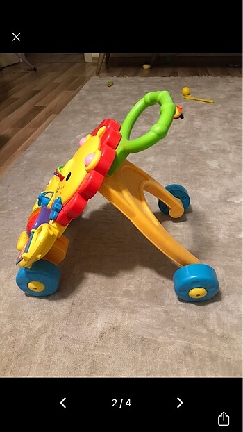 Fisher Price Fischer Price Aslan yürüme arkadaşı yürüteç