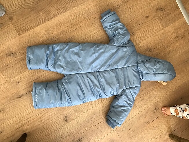 9-12 Ay Beden mavi Renk Astronot tulum mont