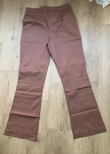 Kadın İspanyol Paça Kumaş Pantolon - Görsel 4