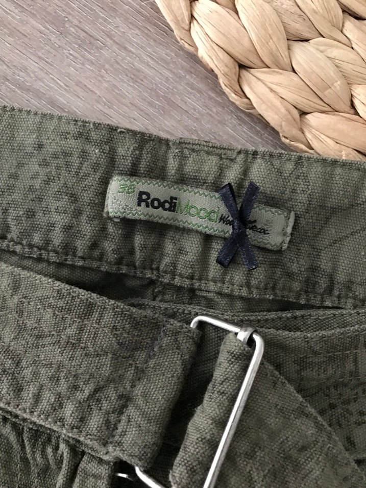 Kemerli Kadın Bermuda Şort Kargo Cepli - Görsel 2